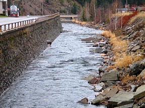 SF Coeur d'Alene River abv Placer Creek at Wallace, ID- USGS file photo