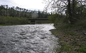 St. Maries River near Santa, ID - USGS file photo