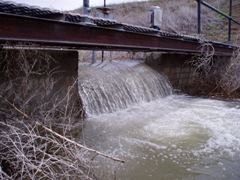 McCalley Dam outflow at Mountain Home AFB, ID - USGS file photo