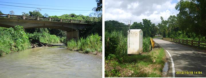 Image of Rio Culebrinas at Highway 404 near Moca
